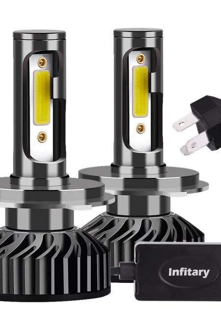 INFITARY 12V H4 H7 H11 COB LED Car Headlight Bulbs Super Bright Modified Auto Light F2