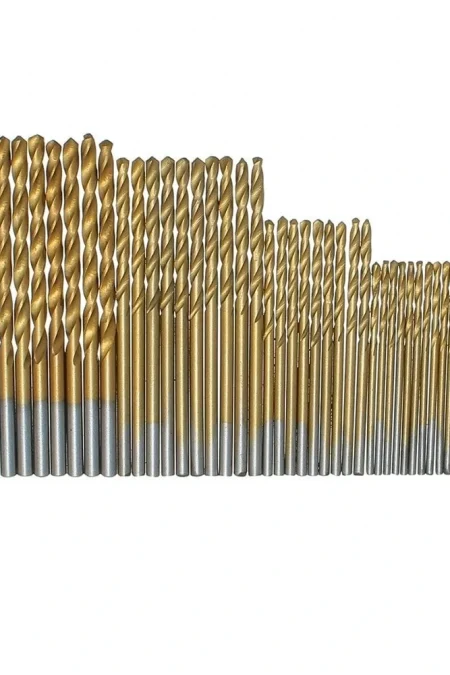 10*1mm+10*1.5mm+10*2mm+10*2.5mm+10*3mm High Speed Steel Drill Bit Straight Shank Twist Drill Bit Tool Set
