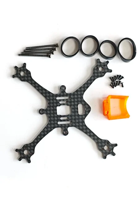 Velociraptor 2 Inch 90mm / 3 Inch 116mm 1S 2S Frame Kit Compatible with O4 Lite Air Unit Digital System for FPV Racing D