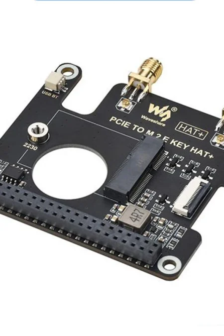 for Raspberry Pi 5 PCIe To M.2 E KEY HAT Converter Board Compatible for NGFF Wireless Network Card Raspberry Pi 5 PCIe H