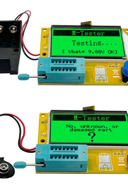 LCR-T4 Multifunctional Transistor Tester Capacitor Resistor Diode Triode Thyristor Double Diode Thyristor Tester