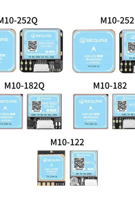 SEQURE M10-122 / M10-182 / M10-182Q / M10-252 / M10-252Q GPS Module with QMC5883 Compass Support Betaflight INVA Ardupil