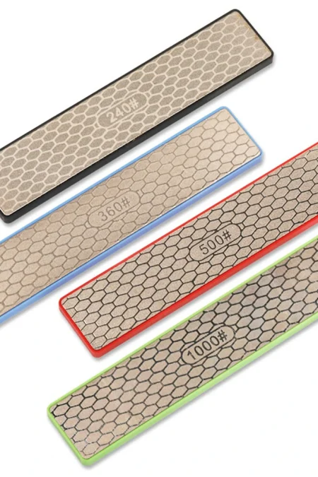 DMD Diamond Knife Sharpening Stone Sharpener 240/360/500/1000 Grit Professional Whetstone for Kitchen Outdoor Camping