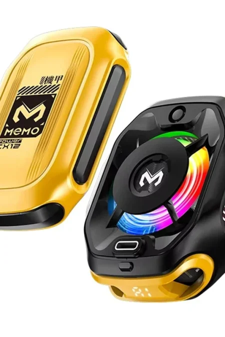 MEMO CX12 Mobile Phone Cooler Magnetic Clip with Detachable Battery Digital Display Semiconductor Ice Cooling Radiator w