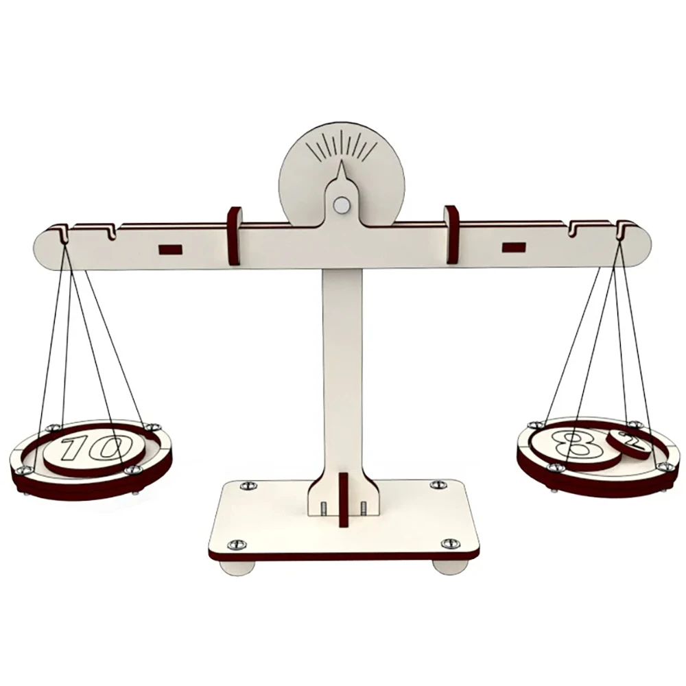 Number Balance Scale Model STEM Technology Scientific Toys Experiment Tool Kit Teaching Aids for Kids Educational Learni