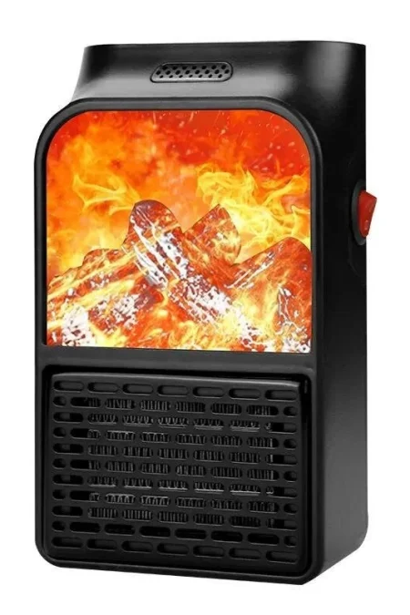 Portable Electric Heater 400W Ceramic Space Heater Plug-in Electric Heater For Home Fan Thermostat Control Fireplace Hea