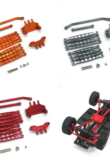 Upgraded Metal Steering Linkage Rod Seat Parts Full Set for MN128 MN86S G500 1/12 RC Car Vehicles Models Spare Accessori