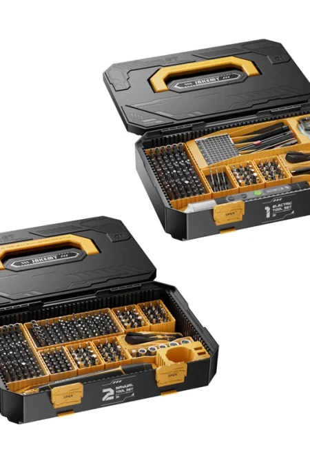 Jakemy JM-8198/135pcs JM-8199/257pcs Repair Tool Kit CR-V Steel Micro Screwdriver Bits Modular Handle Design Universal C