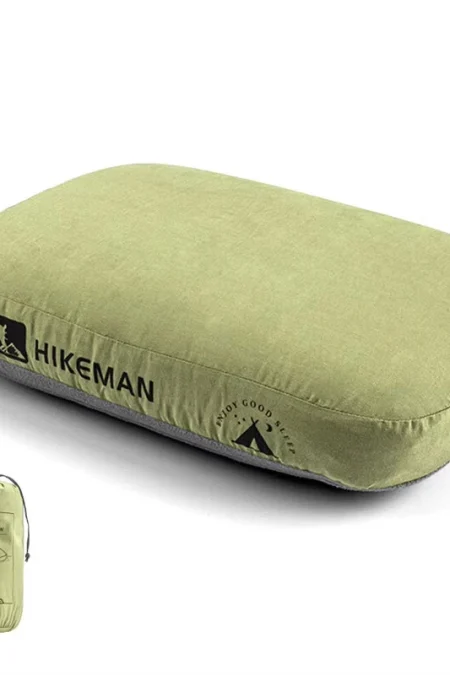 HIKEMAN Soft Slow Rebound Memory Foam Pillow Outdoor Camping Travel Cervical Pillow Portable NoonBreak Pillow Neck Suppo