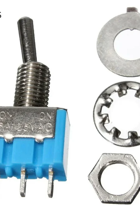 15PCS 3 Pins Toggle Switch AC 125V 6A 2 Position SPDT