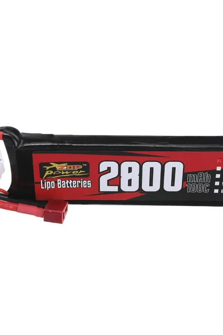 ZOP Power 7.4V 2800mAh 100C 2S LiPo Battery T Plug for RC Car