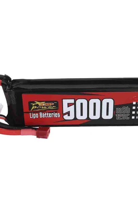 ZOP Power 7.4V 5000mAh 120C 2S LiPo Battery T Plug for RC Car