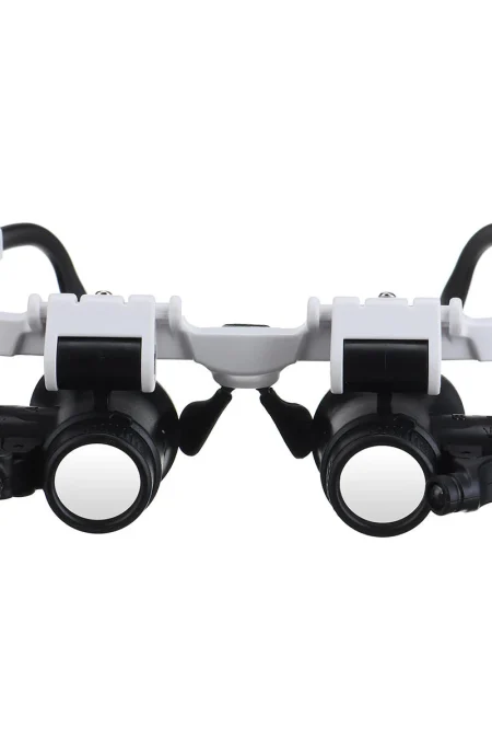 Headband Head-Mounted Repair LED Lamp Light Magnifying Glass Magnifier Loupe