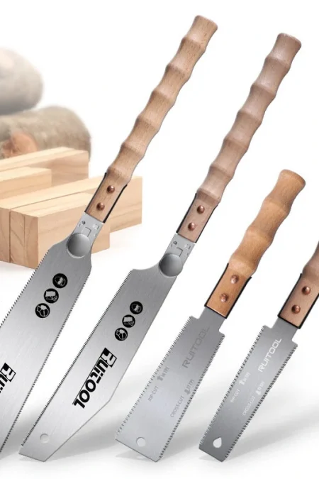 13/22 Inch Hand Saw SK-5 Steel Blade Flexible Wood Pull Saw Ergonomic Design Keyless Blade Change Perfect for Effective