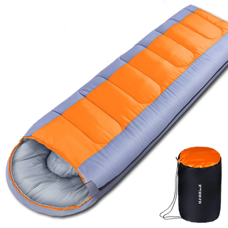 Xmund 1800g / 2400g Camping Sleeping Bag For -5~20℃ Temperature, Ultralight Waterproof 4 Season Warm Envelope Backpackin