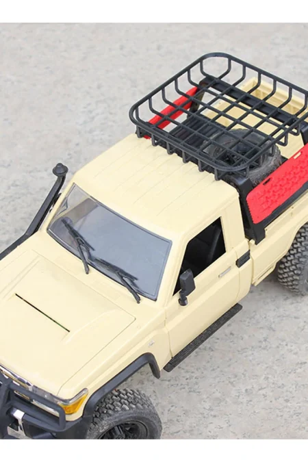 QY3D Upgraded Spare Tire Rack Rear Truck Bed Skateboard Parts for TOYOTA Land Cruiser LC79 MNRC MN82 1/12 RC Cars Vehicl