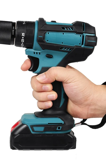 350N.m 4000 rpm Electric drill 3 In 1 Hammer Flat Drill Screwdriver Churn Drill with Battery