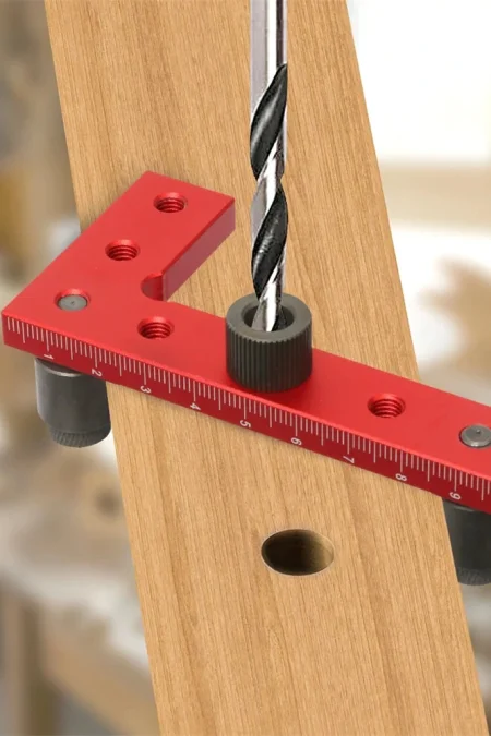 2-10mm Dowel Jig Square Center Finder Woodworking Tools Drill Guide for Straight Holes Self Centering Line Scriber