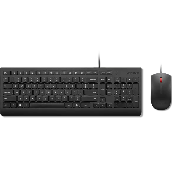 Lenovo Essential Wired Combo Keyboard and Mouse (US English 103P)