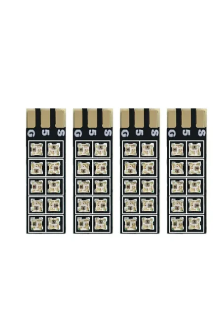4PCS HGLRC LED LONGXL 13mm LED Strips Small Size Programmable Color Change for RC FPV Racing Drones