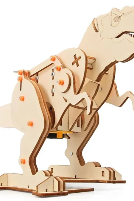 Wooden Jigsaw Puzzle Tyrannosaurus Model Assembly Kit DIY Children's Science Experiment Education Puzzle Toy Student Tec