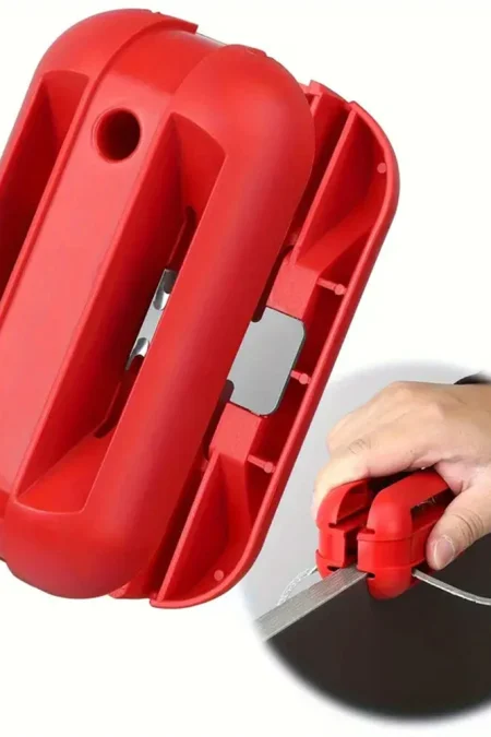 Edge Banding Trimmer Tool Set with 30-Degree Tungsten Carbide Blades Pneumatic Air Spring 4-Cut Direction Plastic Manual