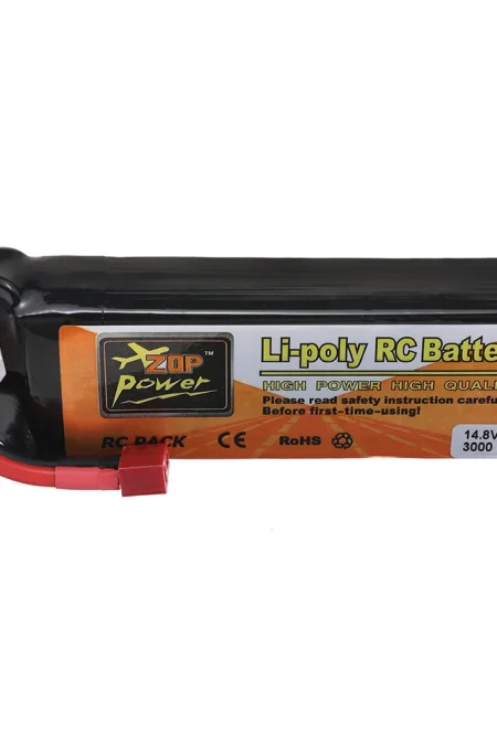 ZOP Power 14.8V 3000mAh 70C 4S LiPo Battery T Plug for RC Car