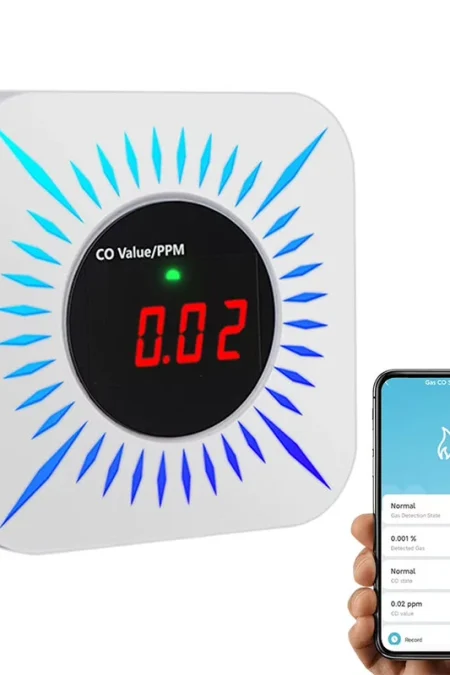 Tuya WiFi/ZigBe CO Combustible Gases Leak Detector Portable Carbon Monoxide Gases Leakage Tester Gases Concentration Tes