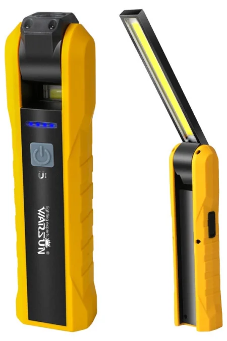 Multifunction Portable COB Working Light Magnetic Flashlight LED Work Lamp with Magnet Rotatable Rotatable Hook Torch Li
