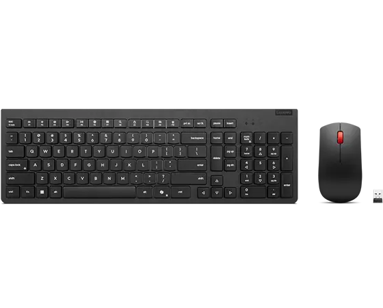 Lenovo Essential Wireless Combo Keyboard & Mouse Gen2 Black-US_English
