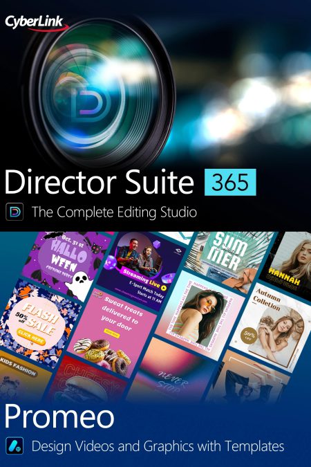 Lenovo CyberLink Director Suite 365 + Promeo, 1-Year Subscription